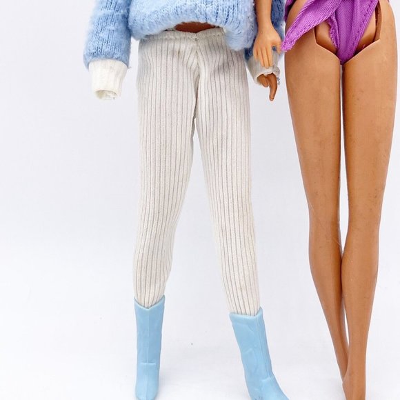 Barbie Vintage 1966 Dolls Lot Of 2 Blonde Hair Damage And Flaws Twist Turn Waist - Picture 9 of 16